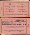 Booklet - "Courroies à cables"